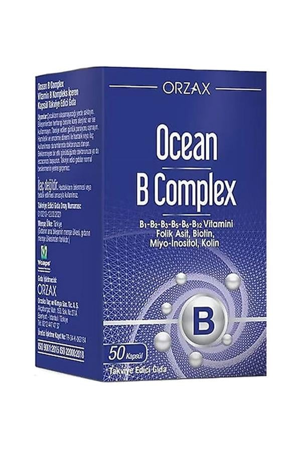 Orzax Ocean B Complex 50 Kapsül