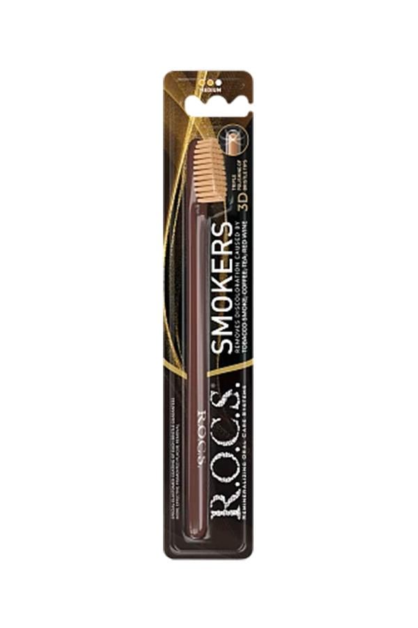 R.O.C.S. Smokers Leke Silici Diş Fırçası - Orta Sert