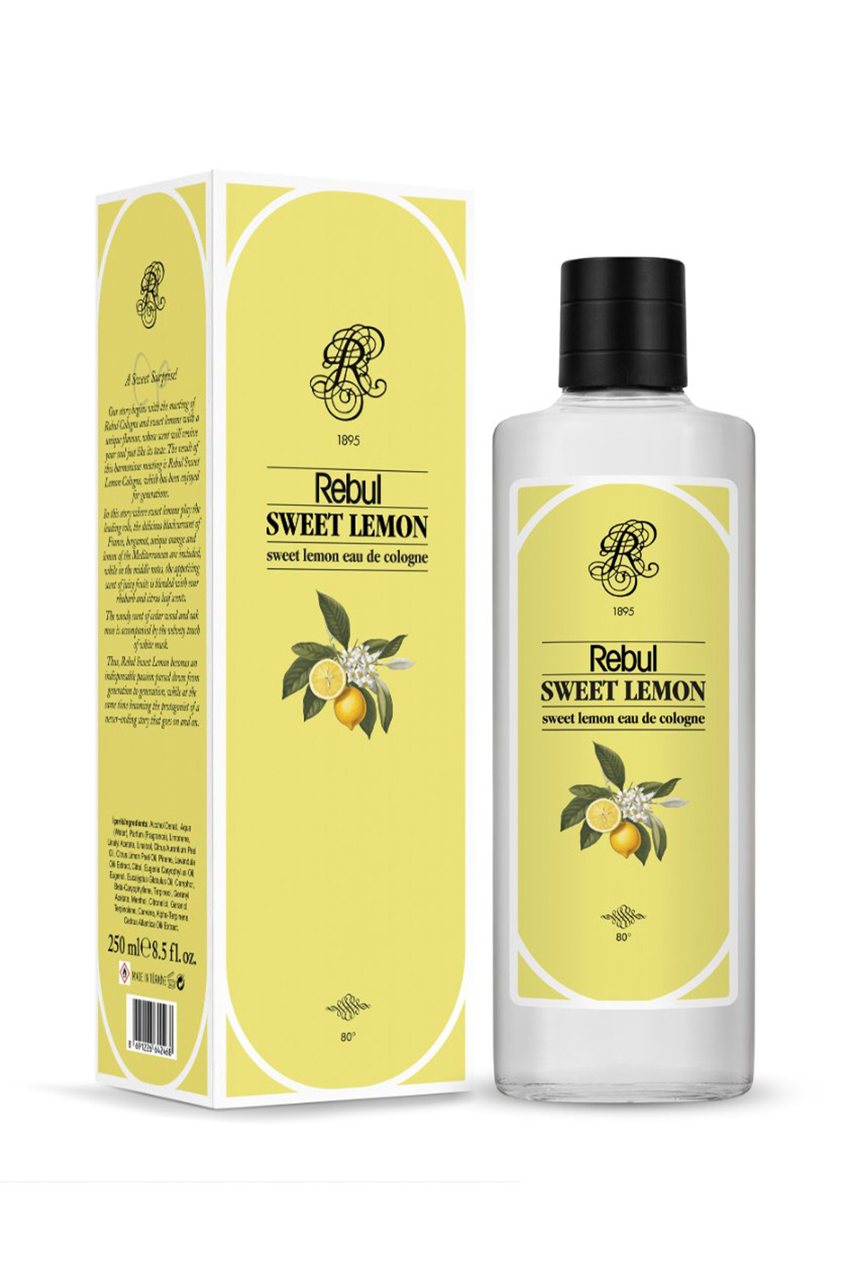 Rebul Sweet Lemon Kolonyası Cam 250 ml