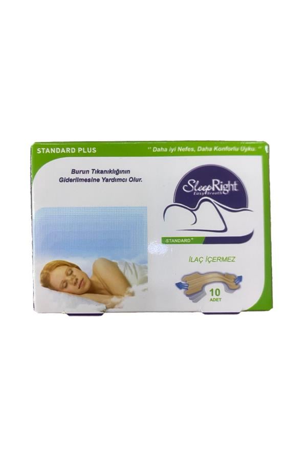 Sleep Right Klasik Normal Boy Burun Bandı 10'lu