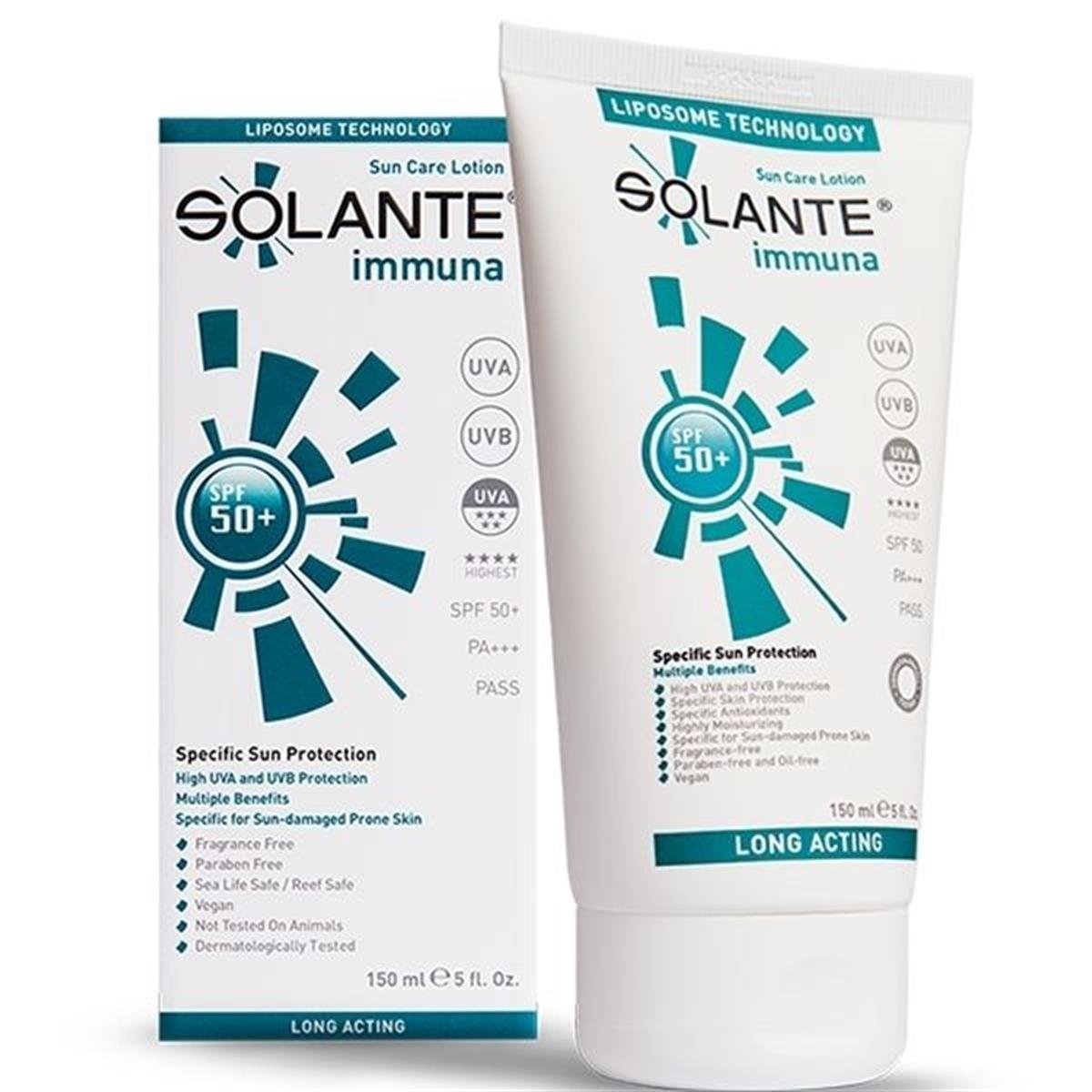 Solante Immuna Sun Care Losyon SPF50+ 150 ml