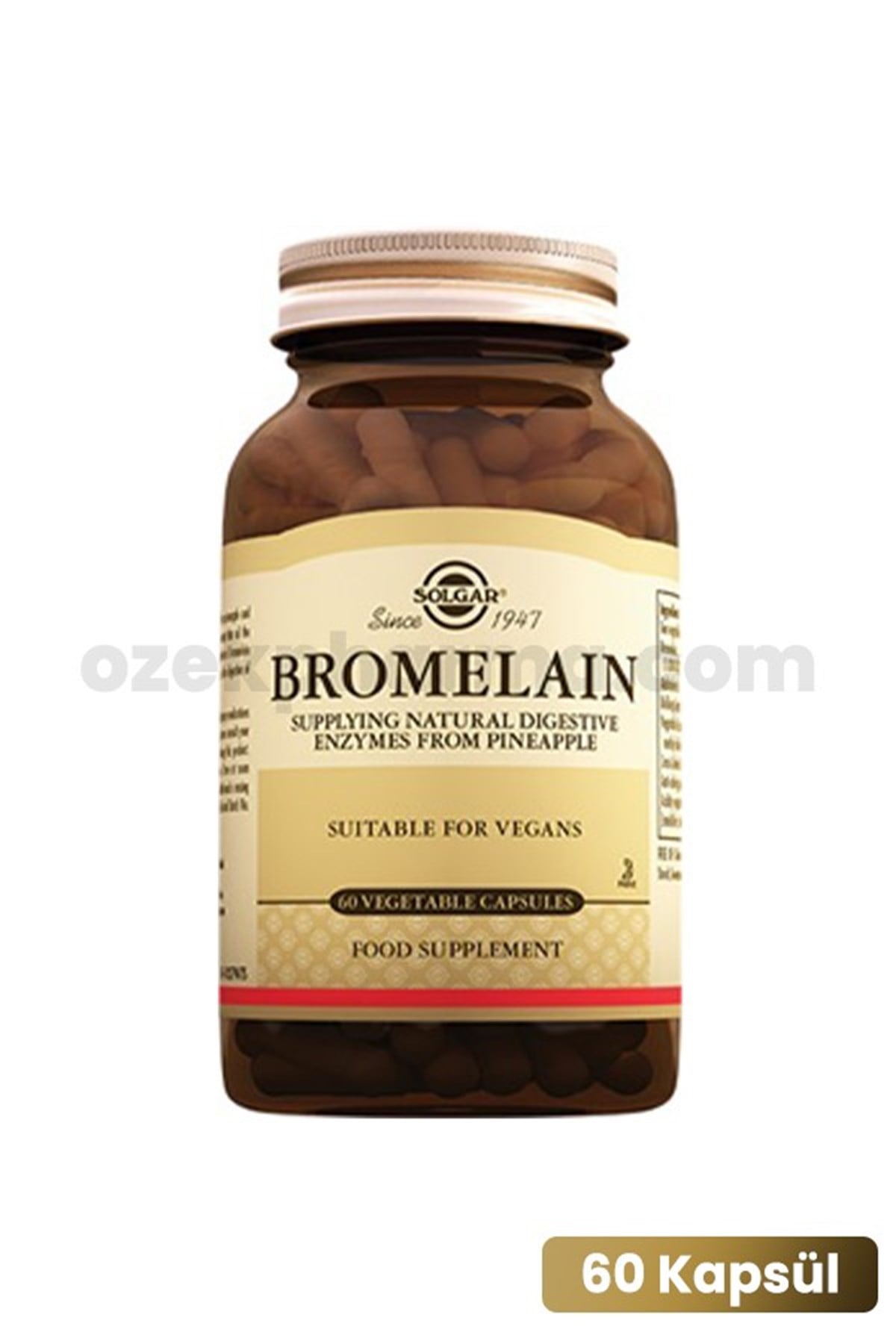 Solgar Bromelain 60 Kapsül