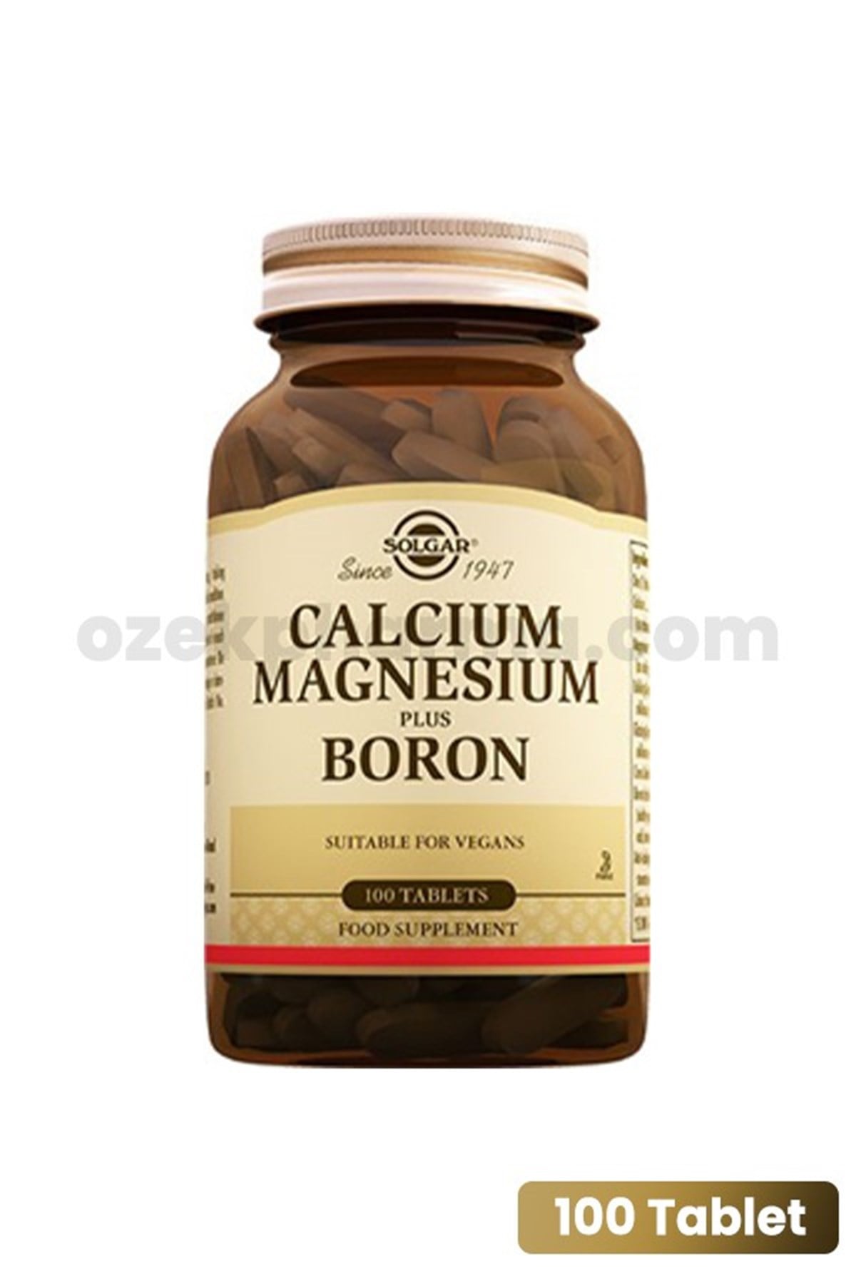 Solgar Calcium Magnesium Plus Boron 100 Tablet