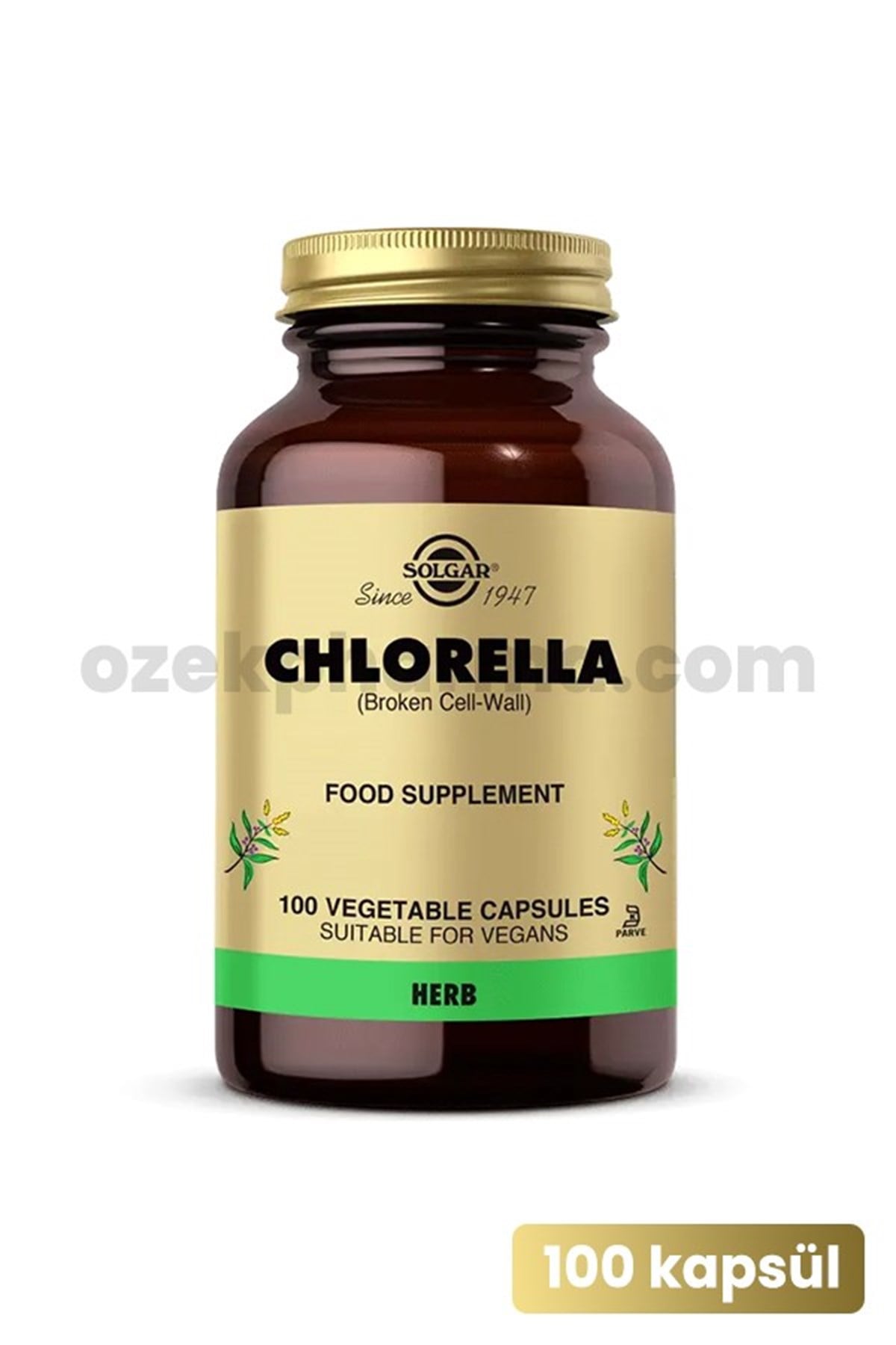 Solgar Chlorella 100 Kapsül