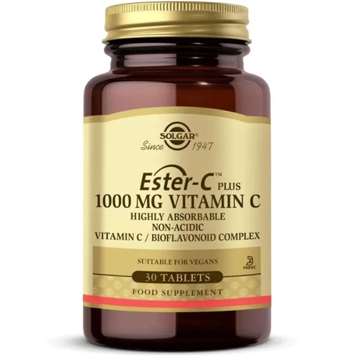 Solgar Ester-C Plus 1000 mg 30 Tablet