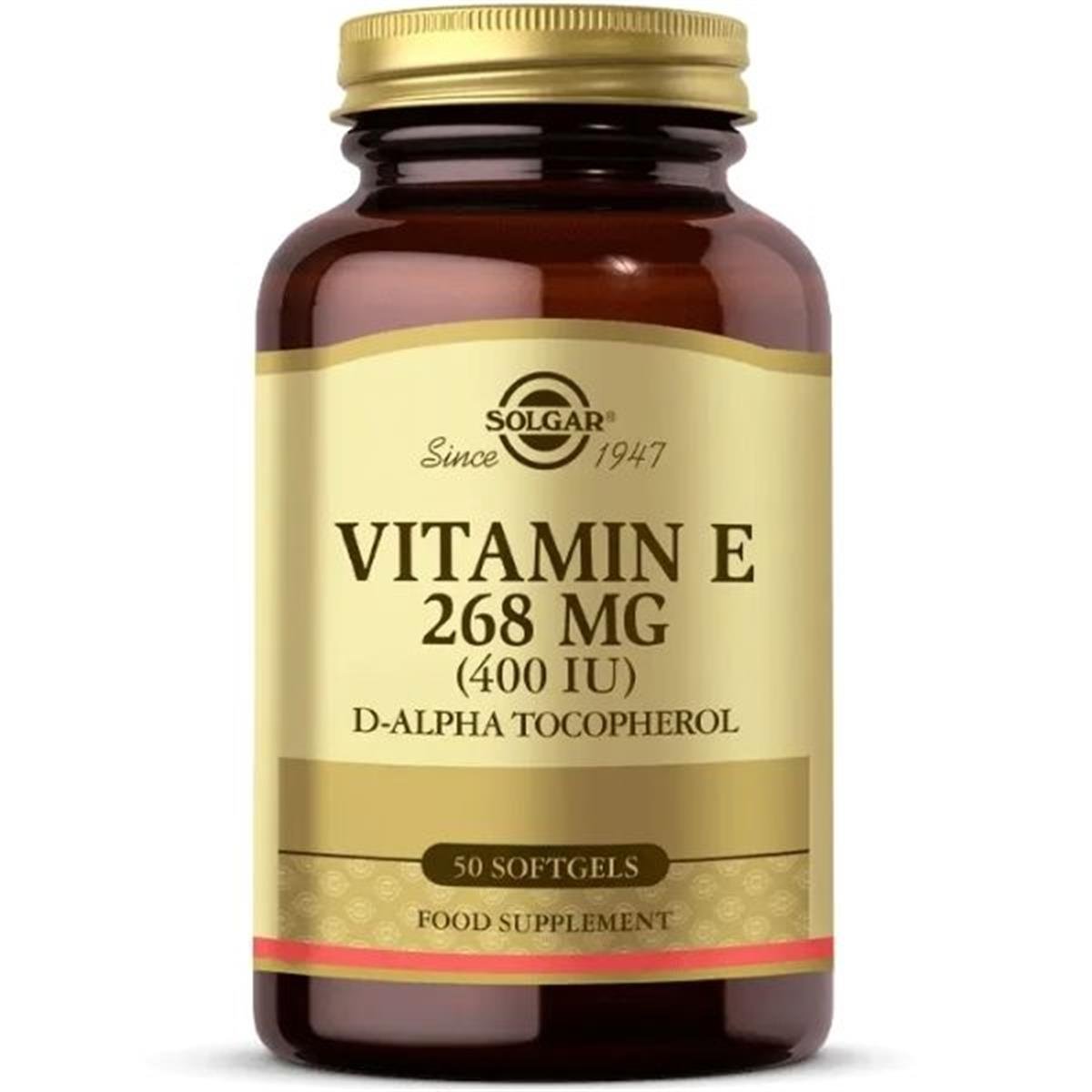 Solgar Vitamin E 268mg 50 softgels