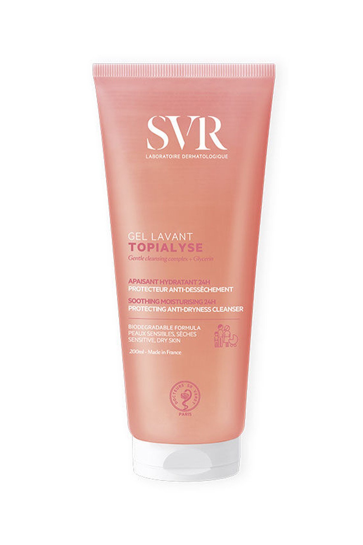 SVR Topialyse Gel Lavant Cleansing Jel 200 ml