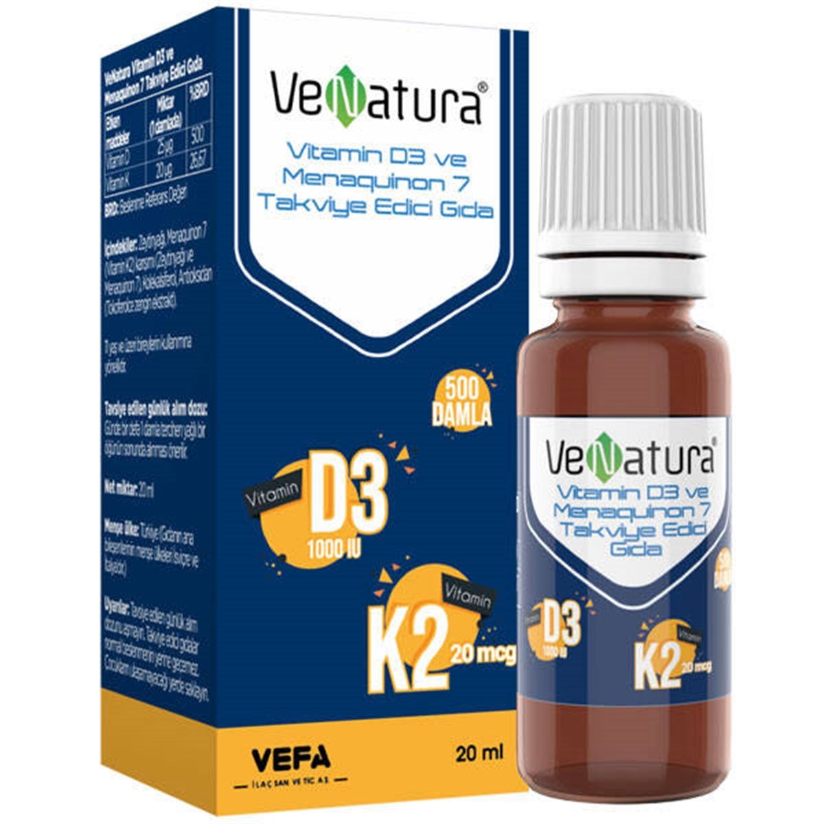 Venatura D3 K2 20 ML