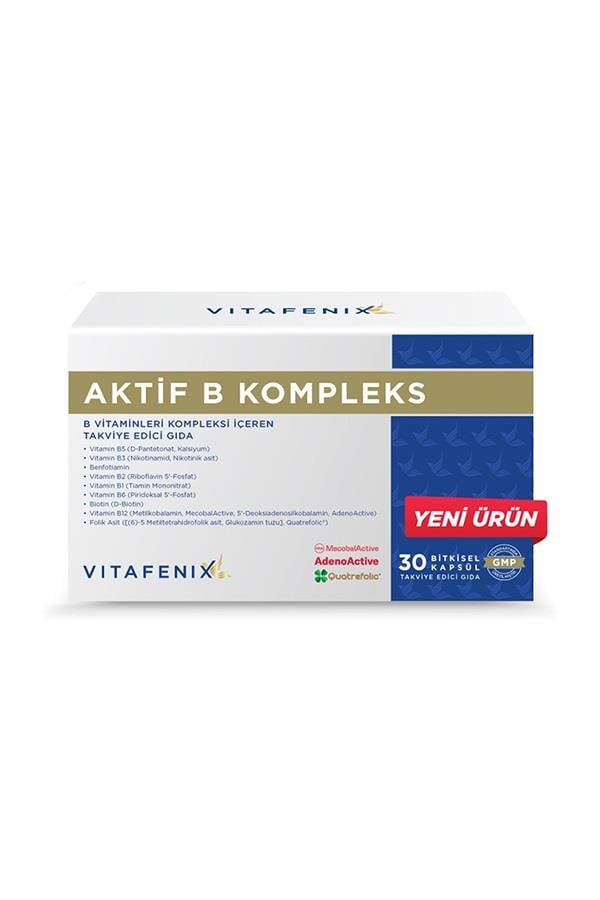 Vitafenix Aktif B Kompleks 30 Bitkisel Kapsül
