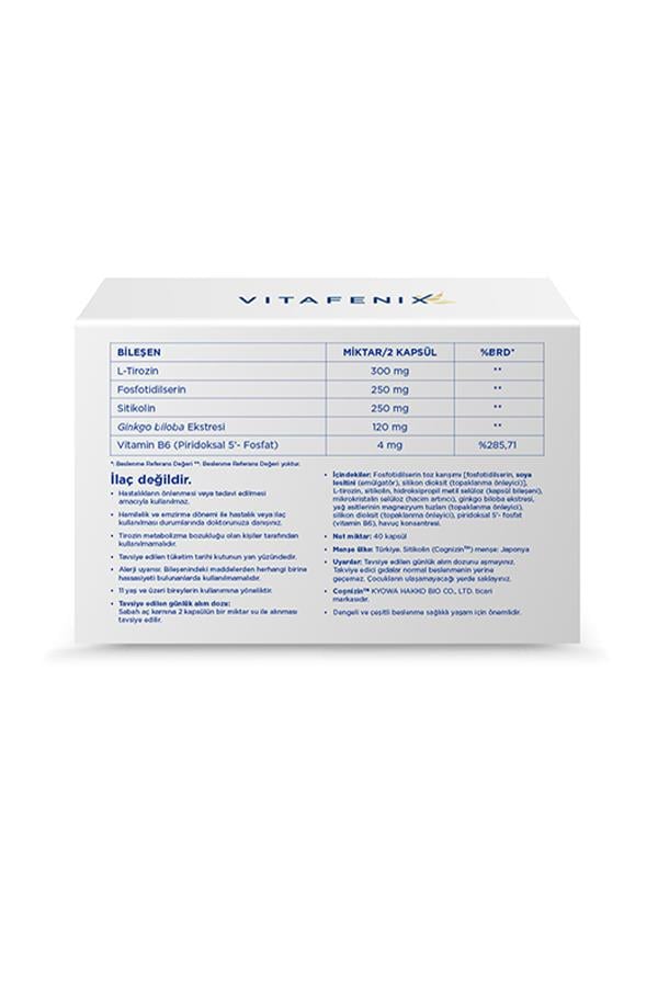 Vitafenix Cognifenix 40 Kapsül