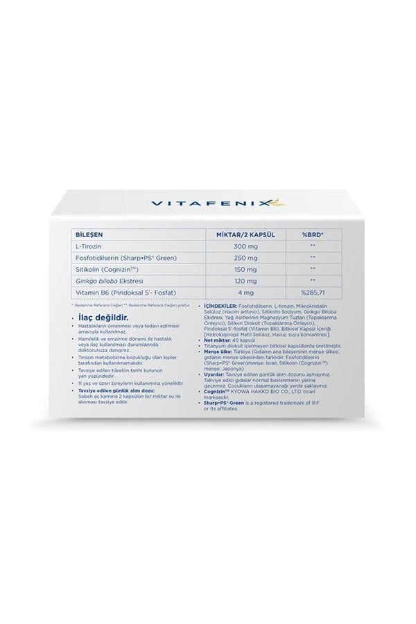 Vitafenix Cognizant 40 Kapsül