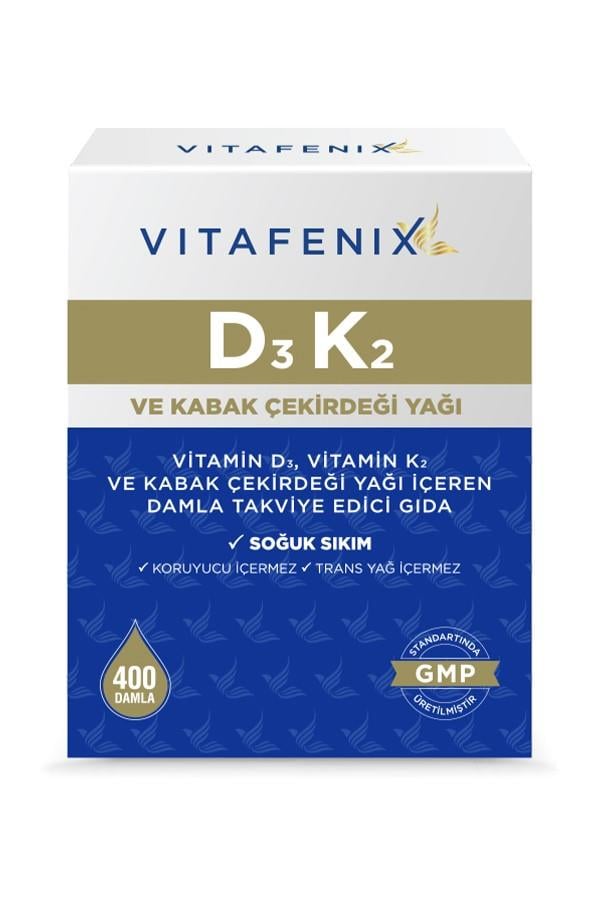 Vitafenix D3K2 400 Damla 20 ml