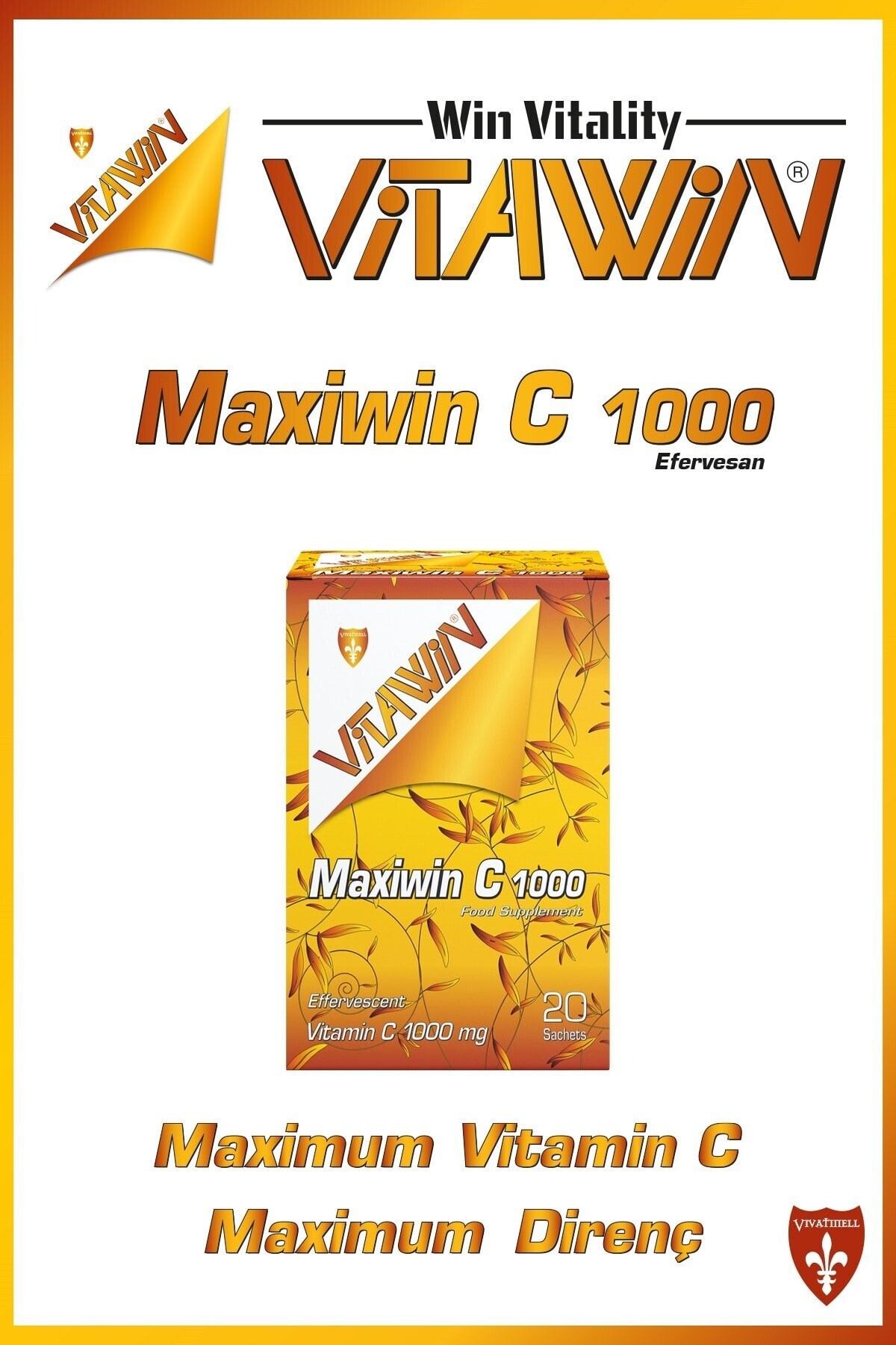 Vitawin Maxiwin C 1000 mg efervesan 20 saşeVitamin-MineralVİTAWİNVitawin Maxiwin C 1000 mg efervesan 20 saşe - ozekpharma.comVitawin Maxiwin C 1000 mg efervesan 20 saşe