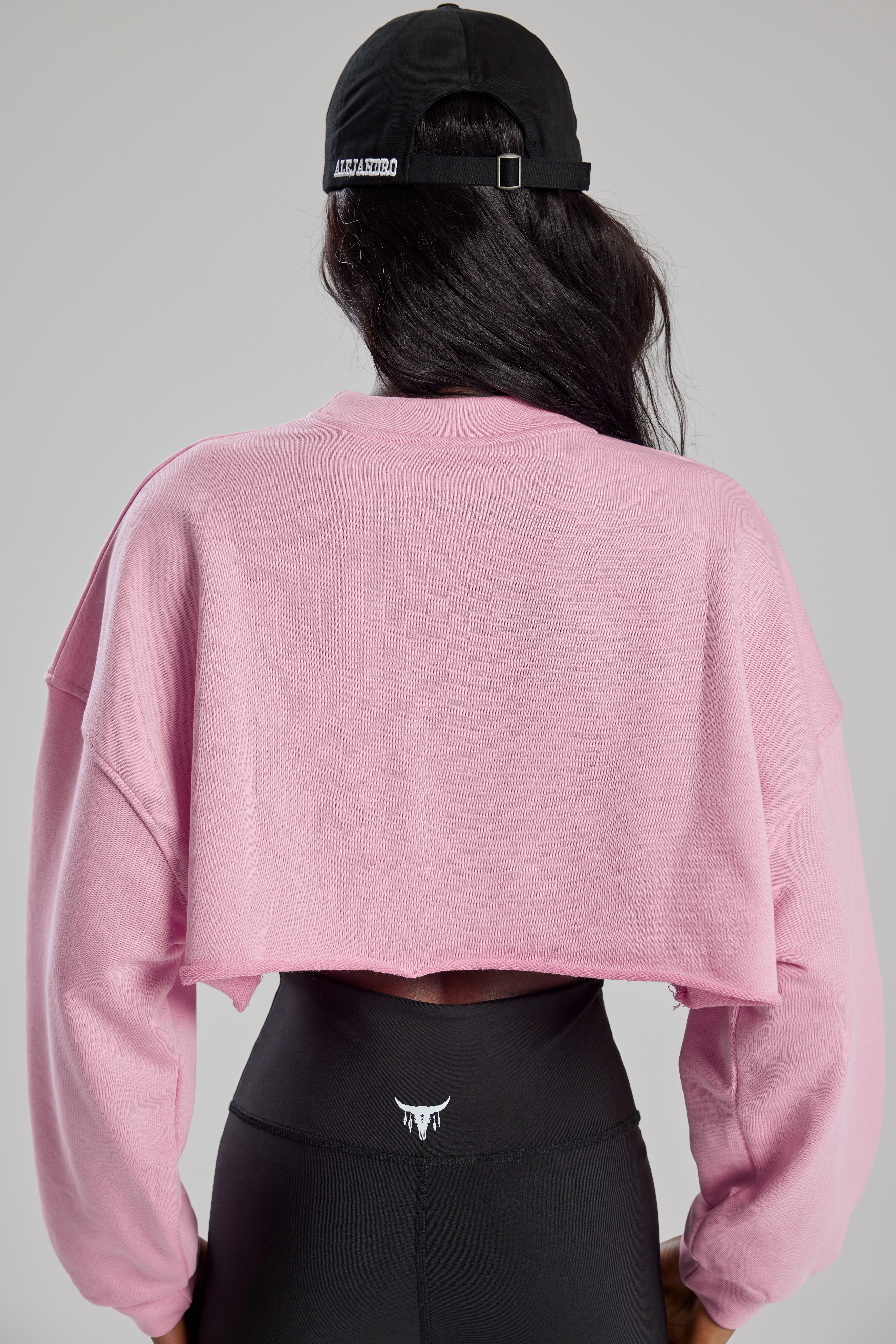 Alejandro Pembe Crop Sweatshirt