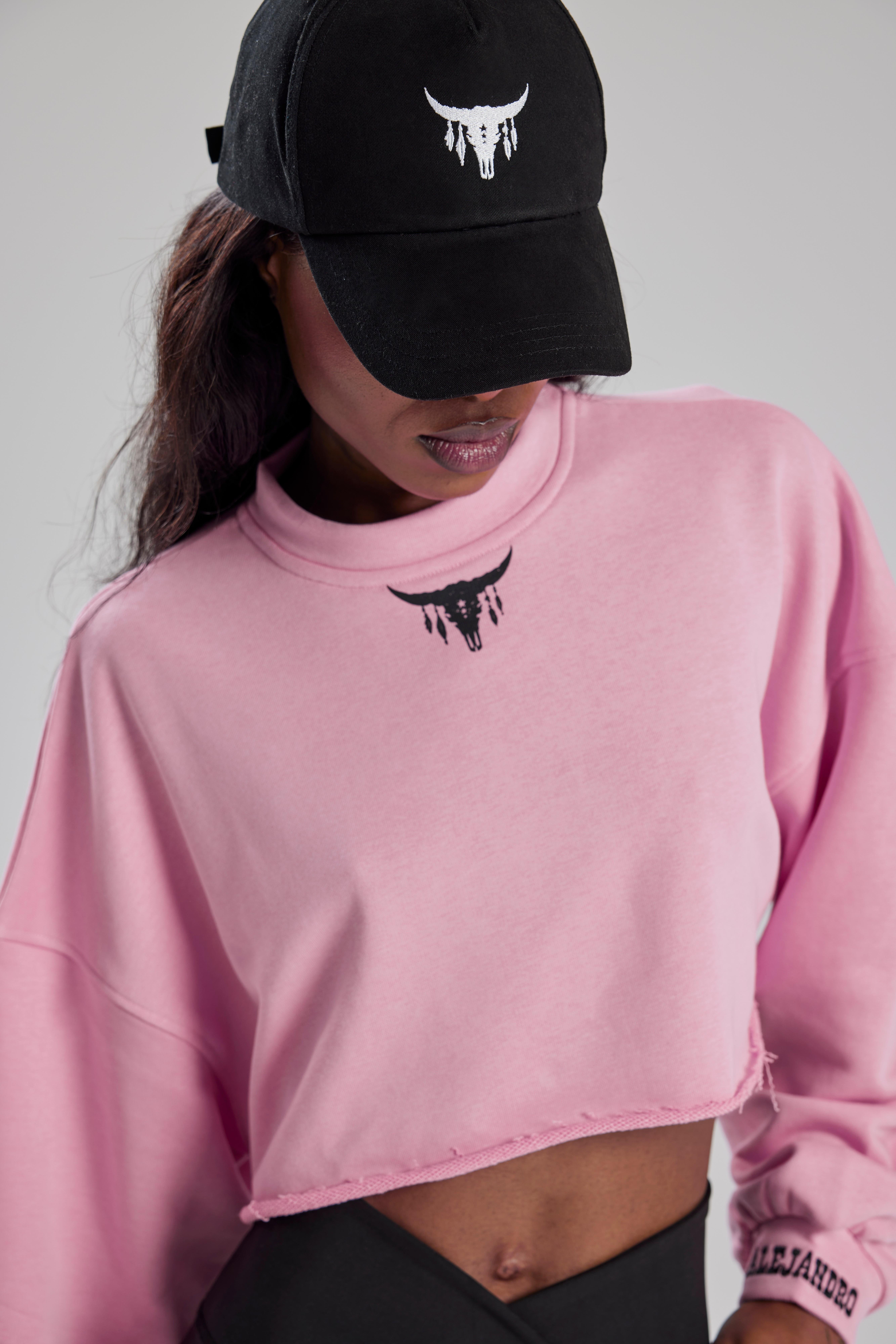 Alejandro Pembe Crop Sweatshirt