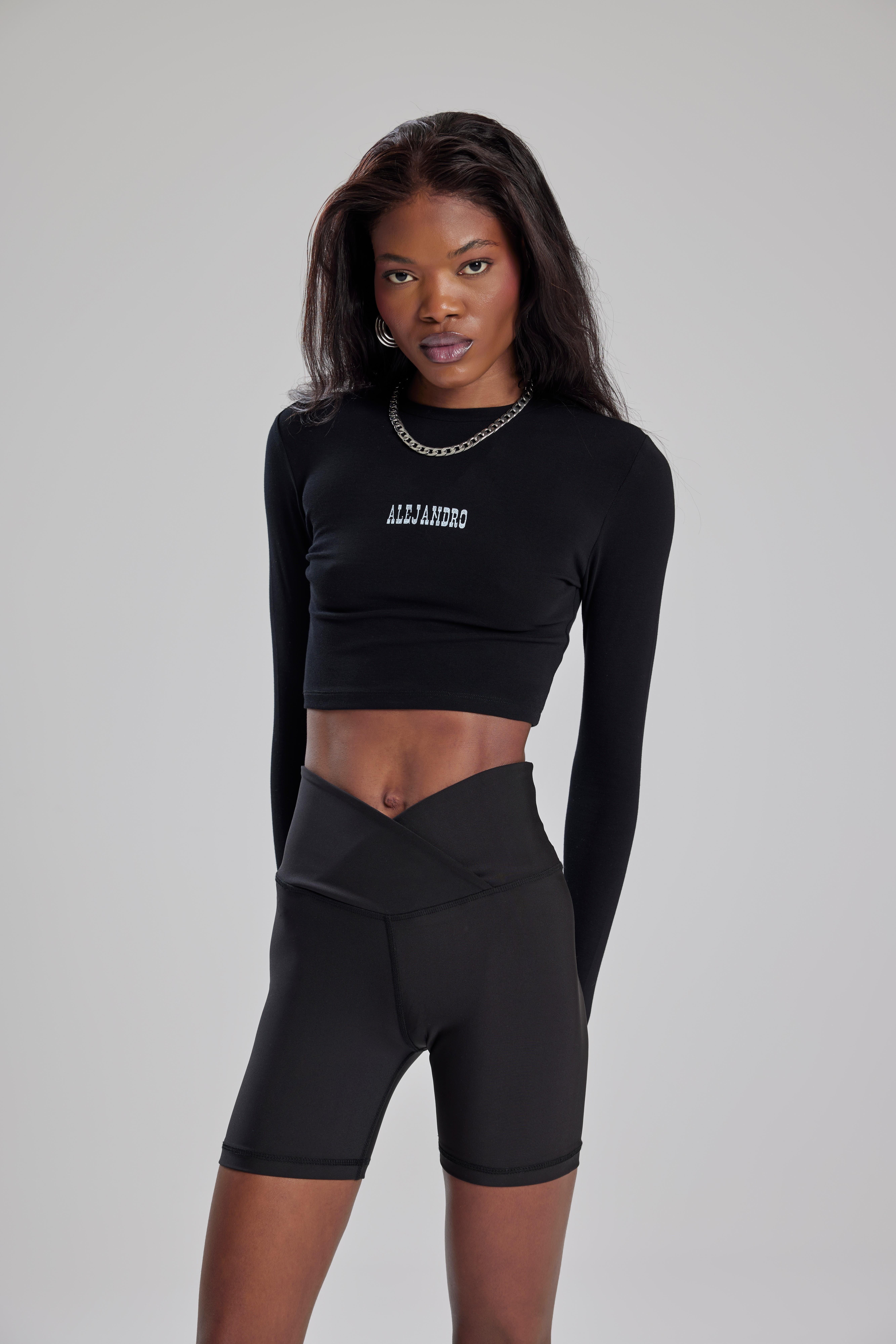 Alejandro Siyah Crop Body
