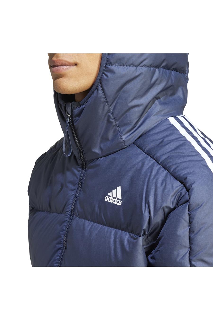 Adidas Açık Lacivert Erkek Kapüşonlu Mont Ik3213