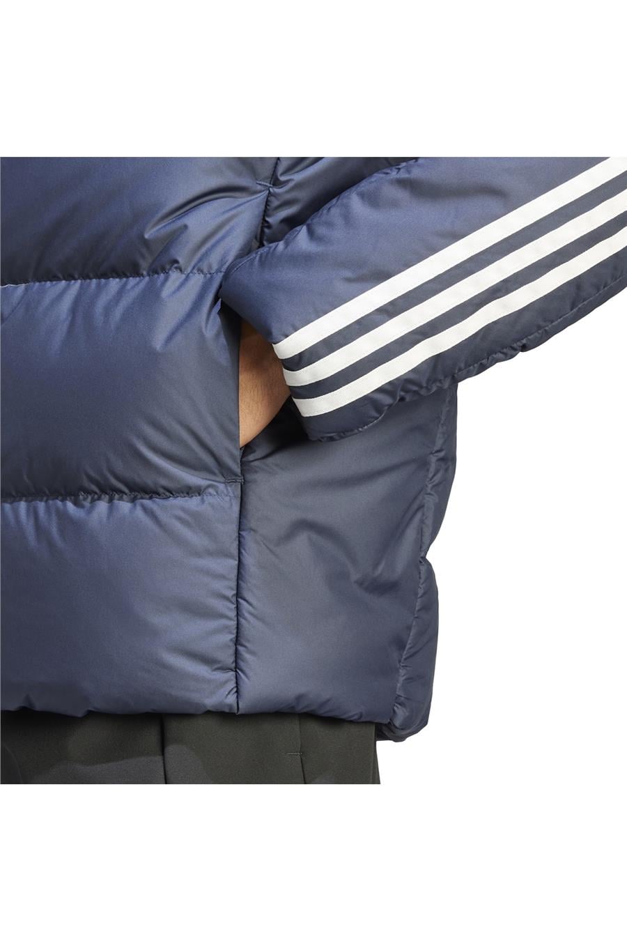 Adidas Açık Lacivert Erkek Kapüşonlu Mont Ik3213