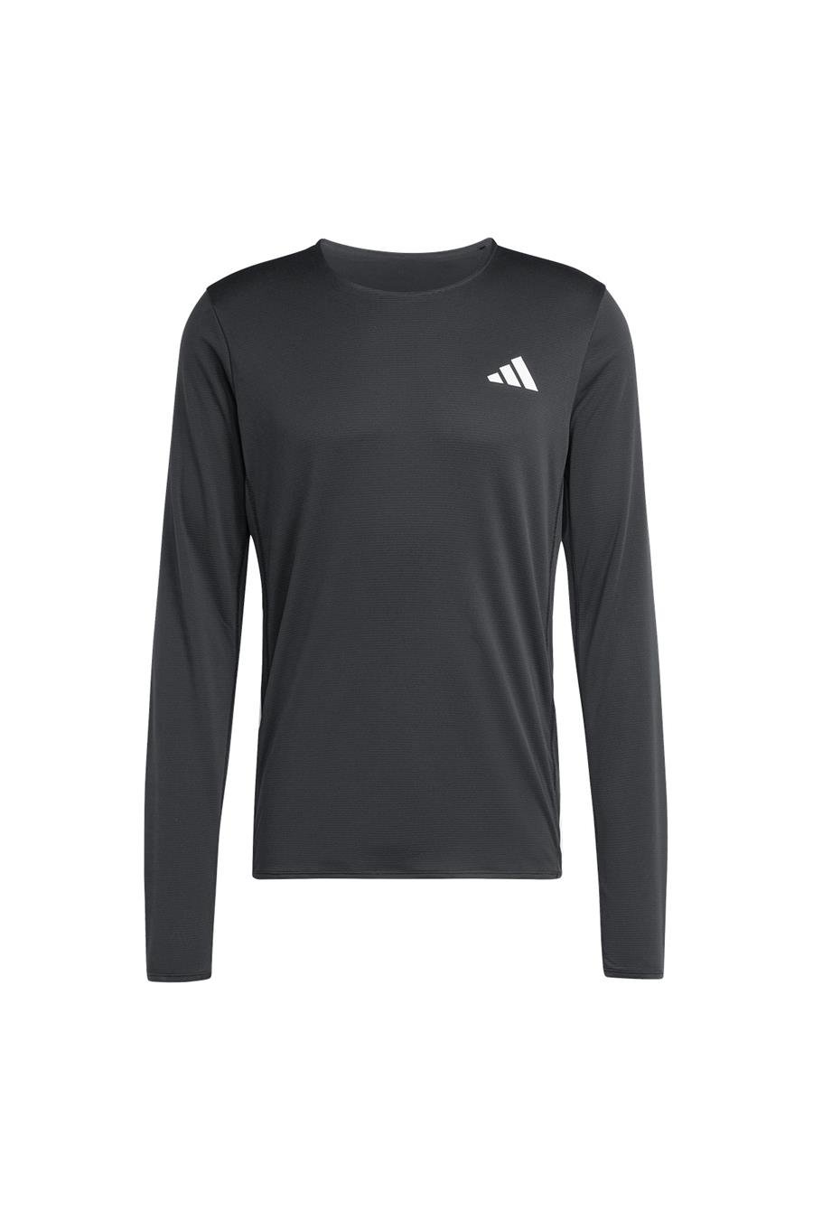 adidas ADIZERO L TEE M Erkek  Siyah  T-shirt JD3638