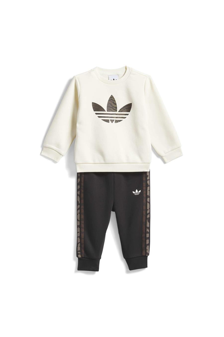 adidas Bebek  Beyaz  Eşofman CREW SET KD5824
