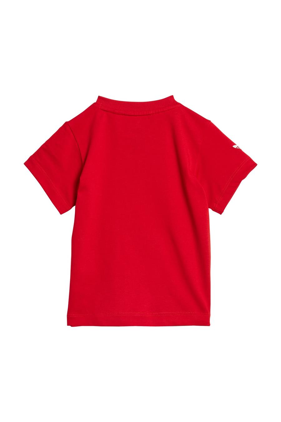 adidas Bebek  Kırmızı  BEBEK ESOFMAN TAKIMI SHORT TEE SET JC9102