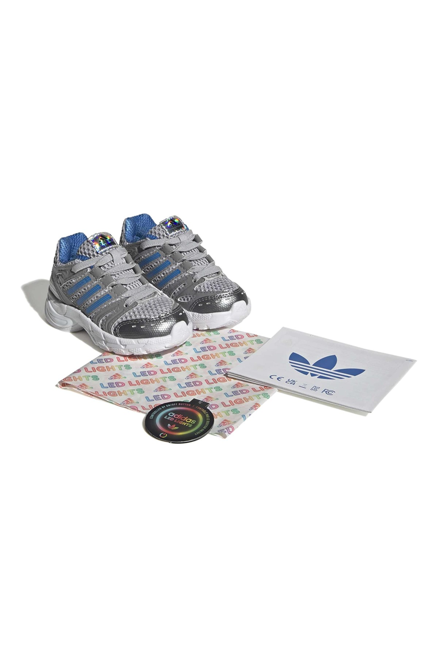 adidas Bebek Koşu Ayakkabısı ADISTAR CONTROL 5 LED ELASTIC LACE SHOES KK2614