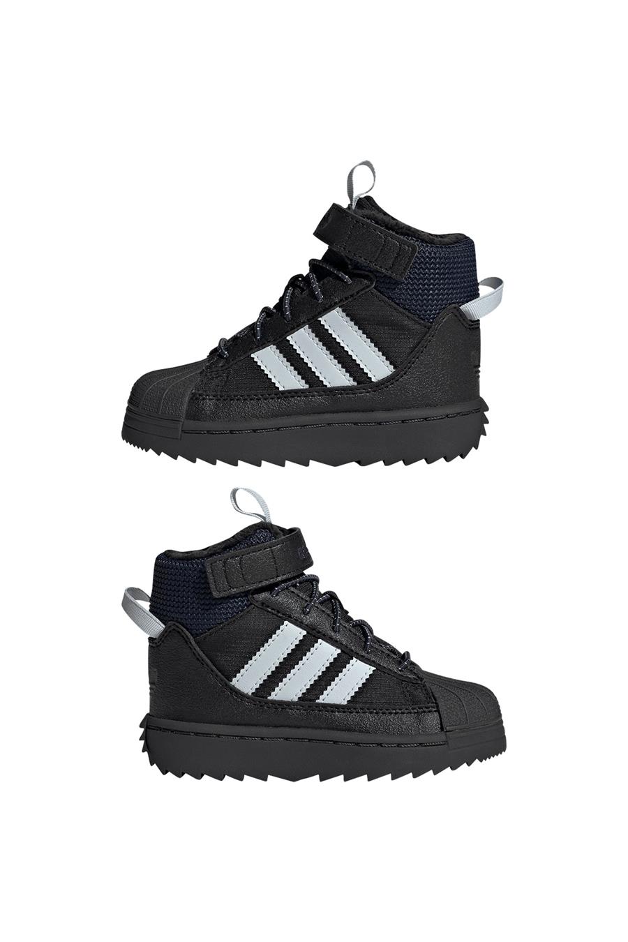 adidas Bebek  Siyah  Bot SUPERSTAR WINTER TREK I JQ0342
