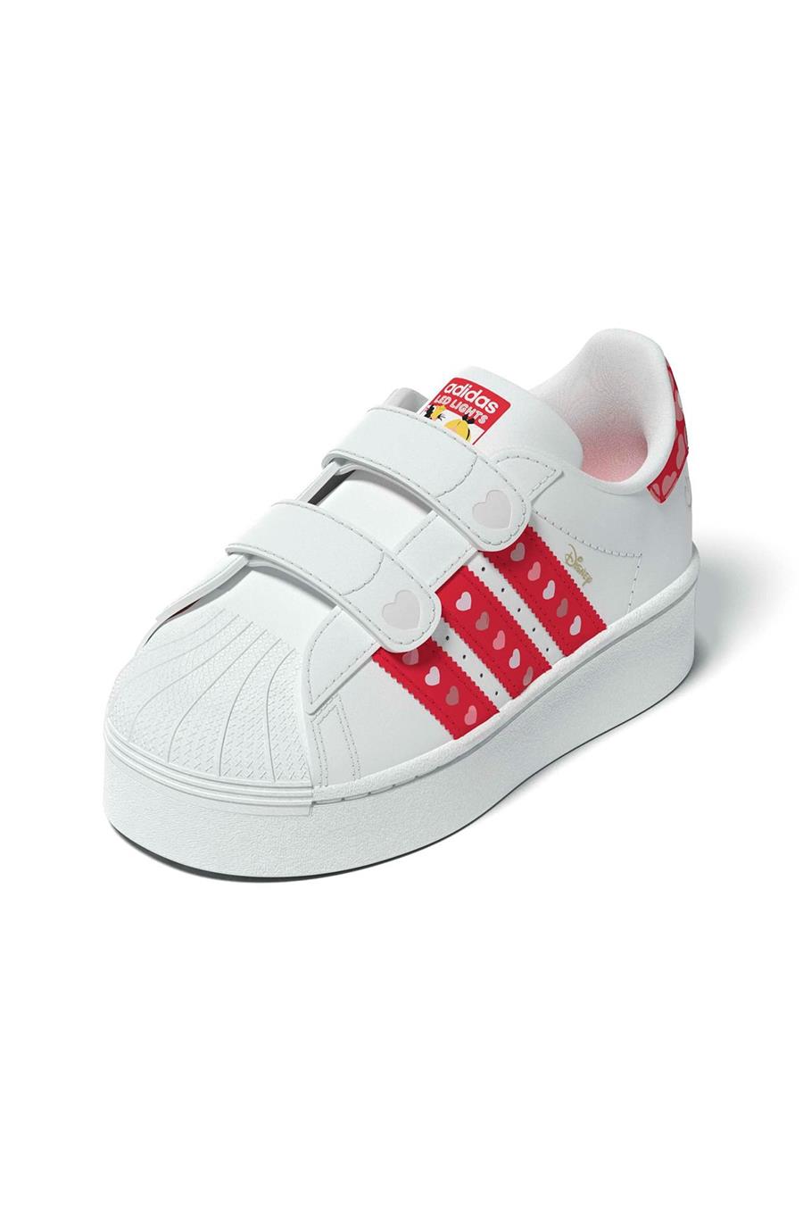 adidas Bebek  Siyah  Işıklı Sneaker SUPERSTAR LED LIGHTS CF I KK1294