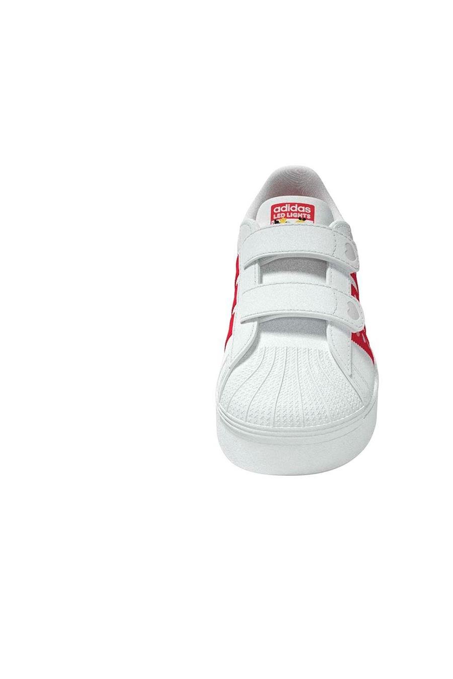 adidas Bebek  Siyah  Işıklı Sneaker SUPERSTAR LED LIGHTS CF I KK1294