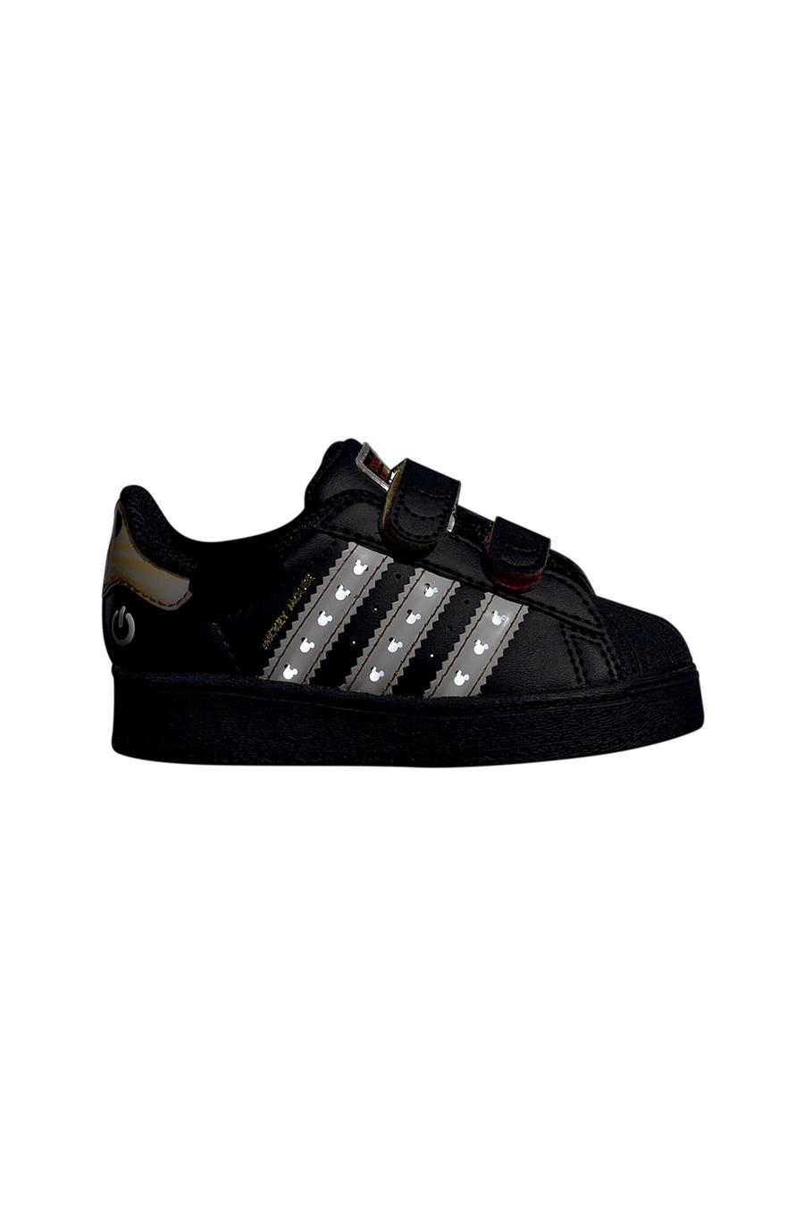 adidas Bebek  Siyah  Sneaker SUPERSTAR LED LIGHTS CF I JQ2806