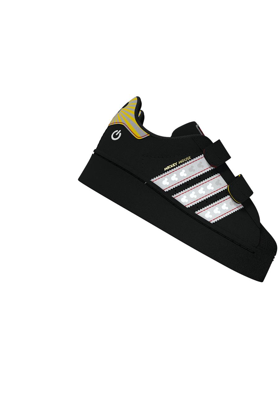 adidas Bebek  Siyah  Sneaker SUPERSTAR LED LIGHTS CF I JQ2806