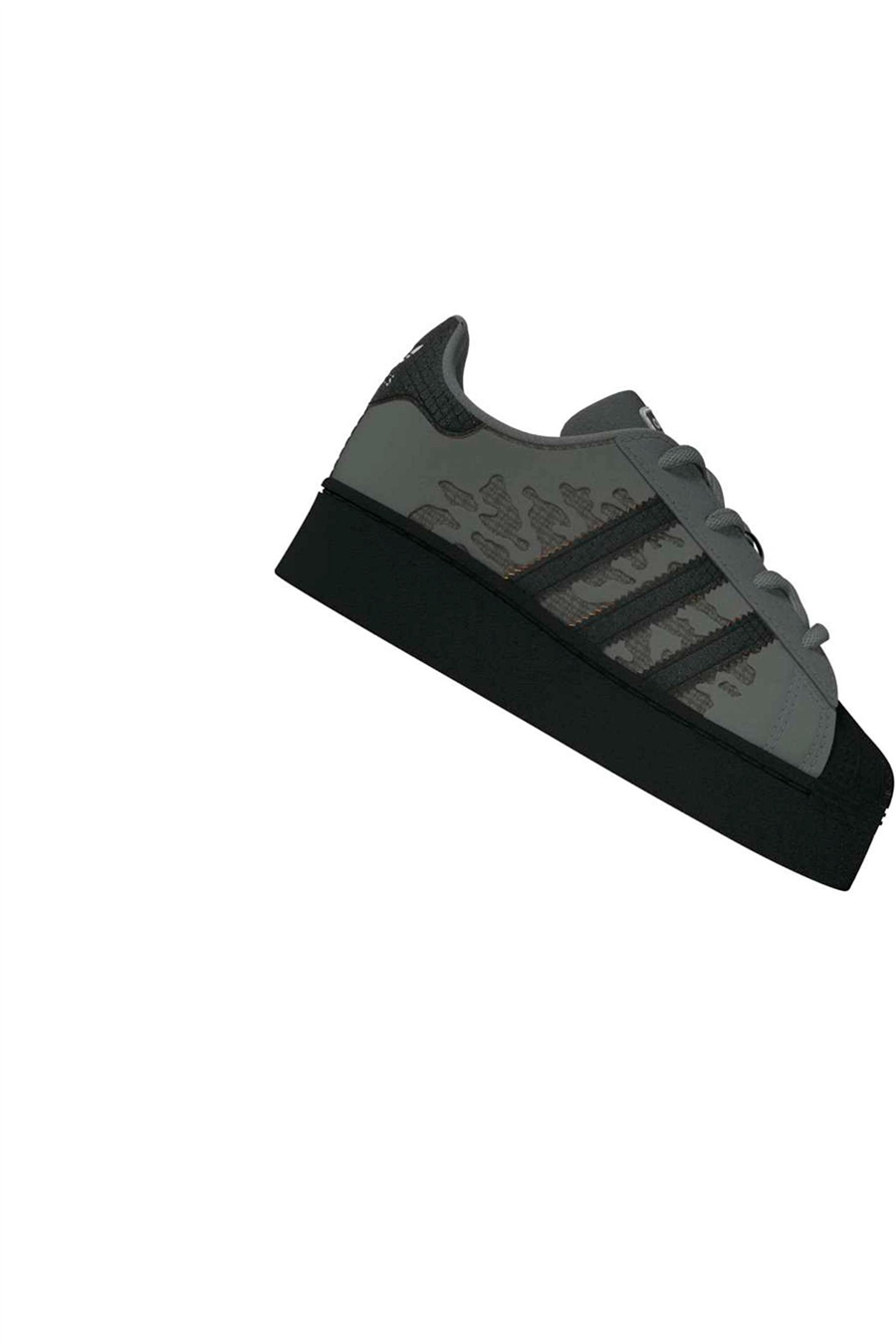 adidas Bebek Spor Ayakkabı SUPERSTAR LED LIGHTS COMFORT CLOSURE ELASTIC LACE SHOES KJ6799