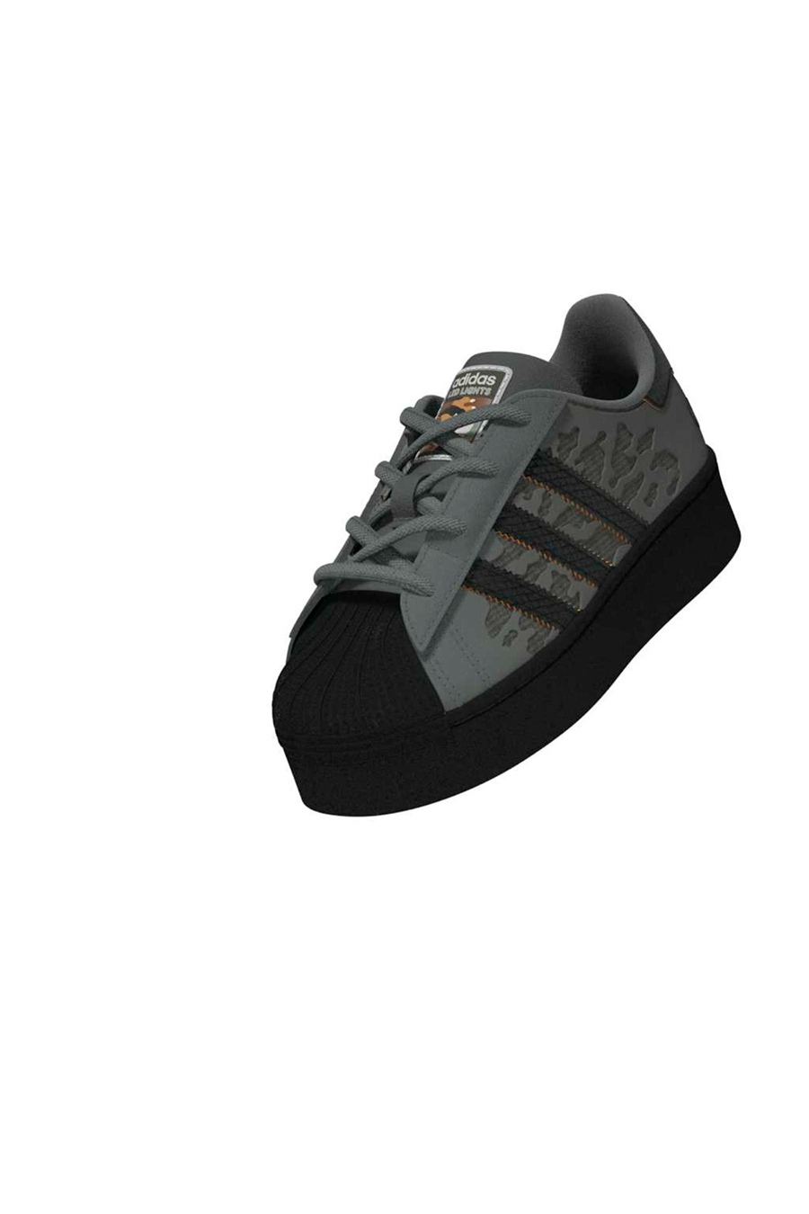adidas Bebek Spor Ayakkabı SUPERSTAR LED LIGHTS COMFORT CLOSURE ELASTIC LACE SHOES KJ6799