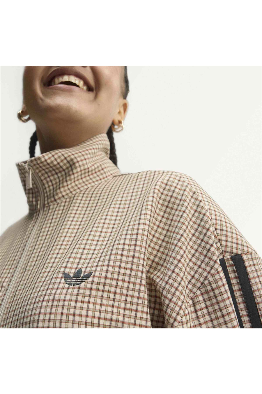 adidas Bej  Kadın  Ceket CHECKS TT LE8307