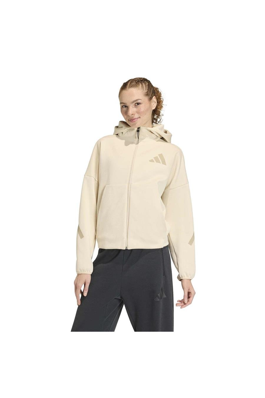 adidas Bej  Kadın  Ceket W Z.N.E. FZ KE4746