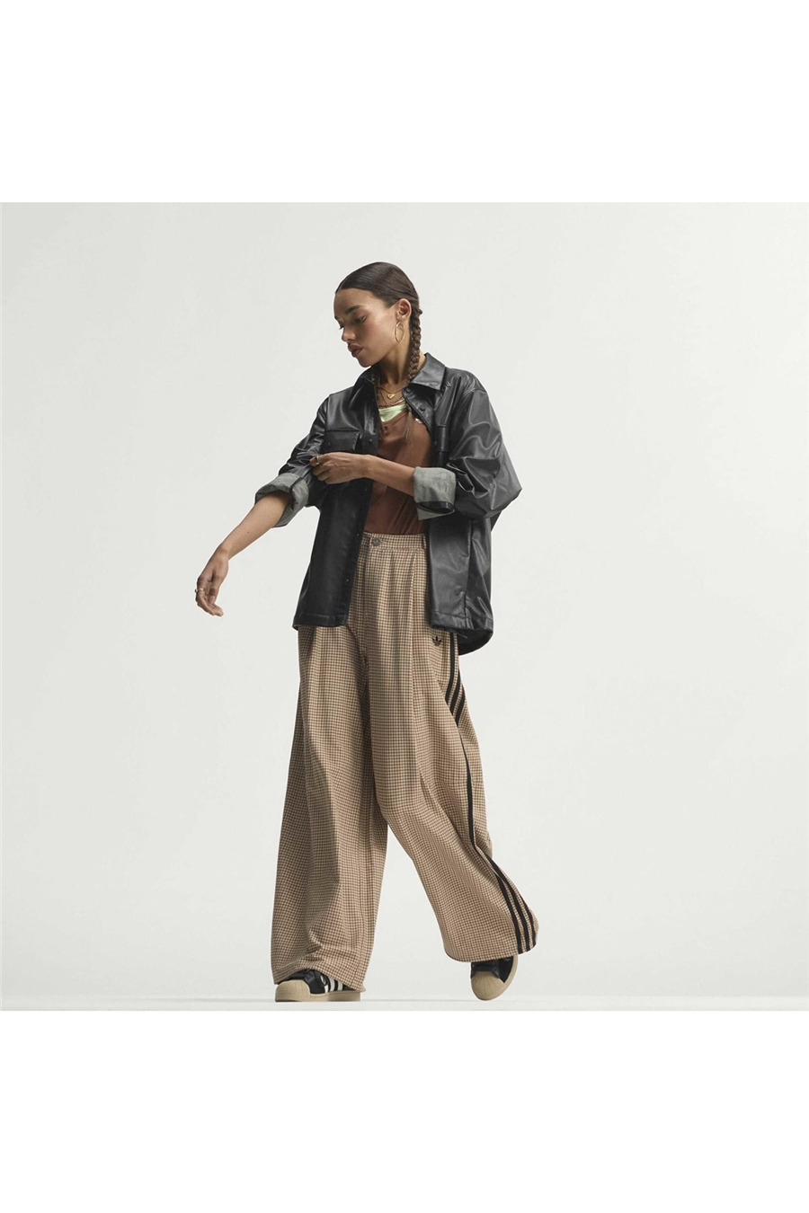 adidas Bej  Kadın  Eşofman Altı CHECKS TROUSER LE8309