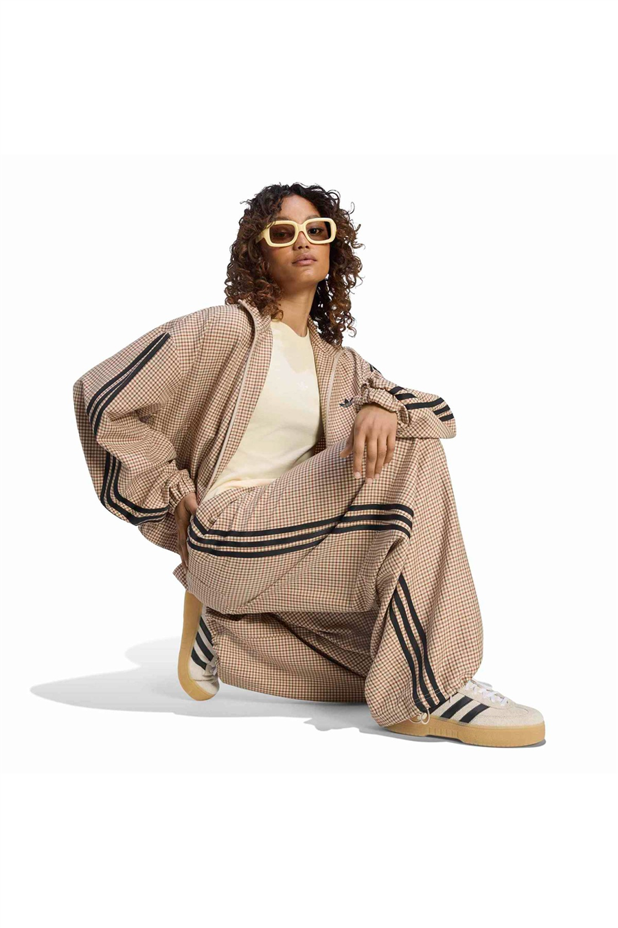 adidas Bej  Kadın  Eşofman Altı CHECKS TROUSER LE8309