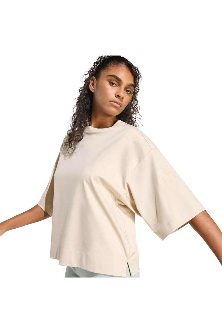 adidas Bej  Kadın  T-shirt W ALL SZN SL T KA7010