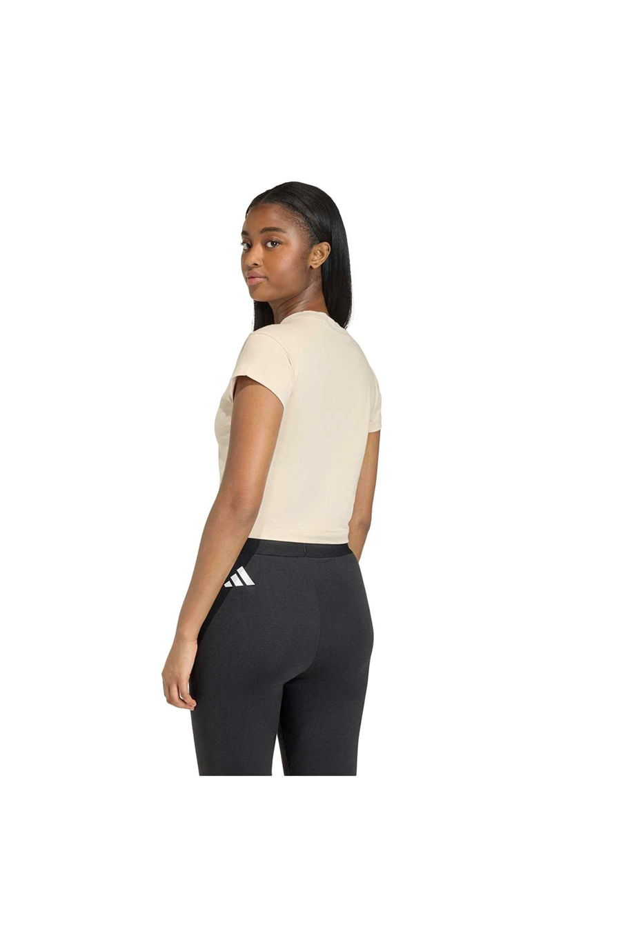 adidas Bej  Kadın  T-shirt W FI SL BB TEE KD7721