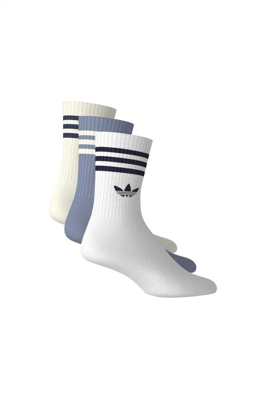 adidas Beyaz  Aksesuar  Çorap 3S CREW S 3P JV7406
