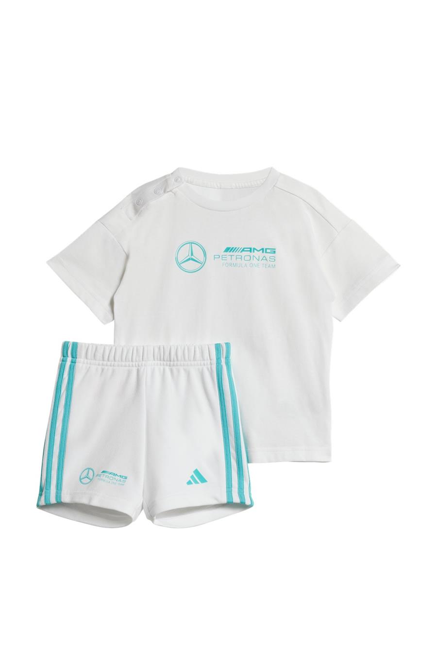 adidas Beyaz Bebek   Şortlu Takım MER DNA BBYJGSS JV5451