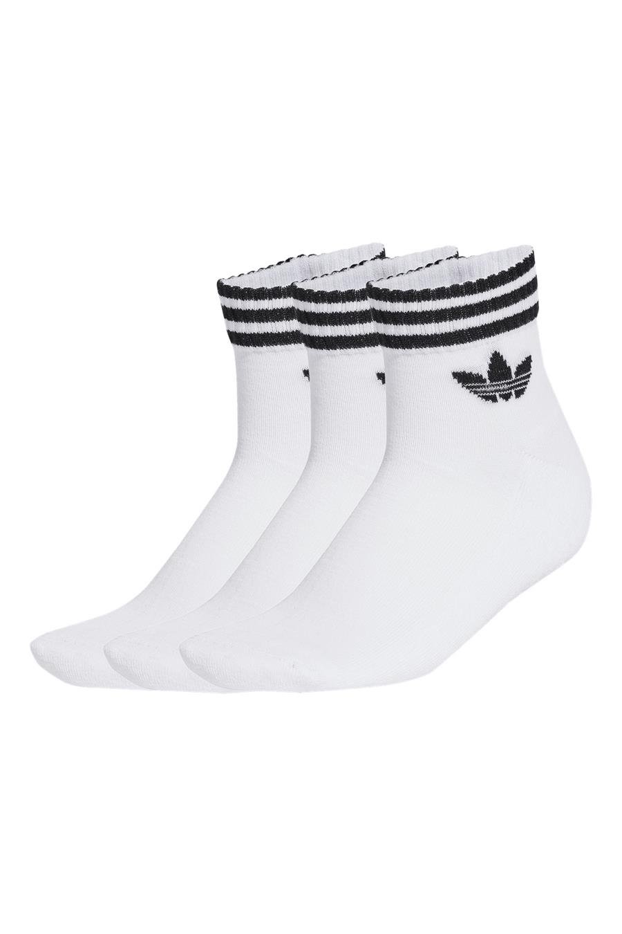 adidas  Beyaz  Çorap 3S ANKLE S 3P JV7435
