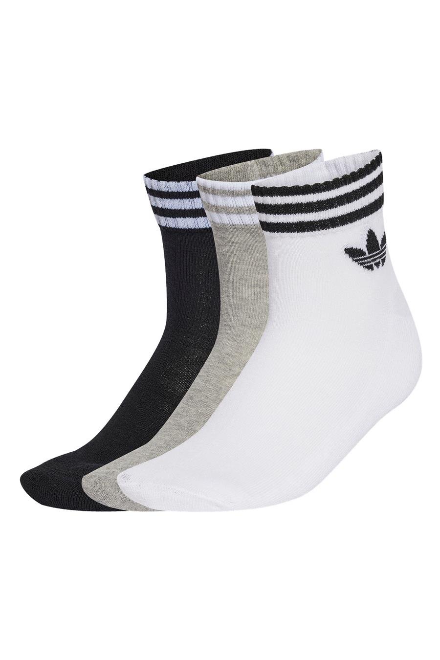 adidas  Beyaz  Çorap 3S ANKLE S 3P JV7437