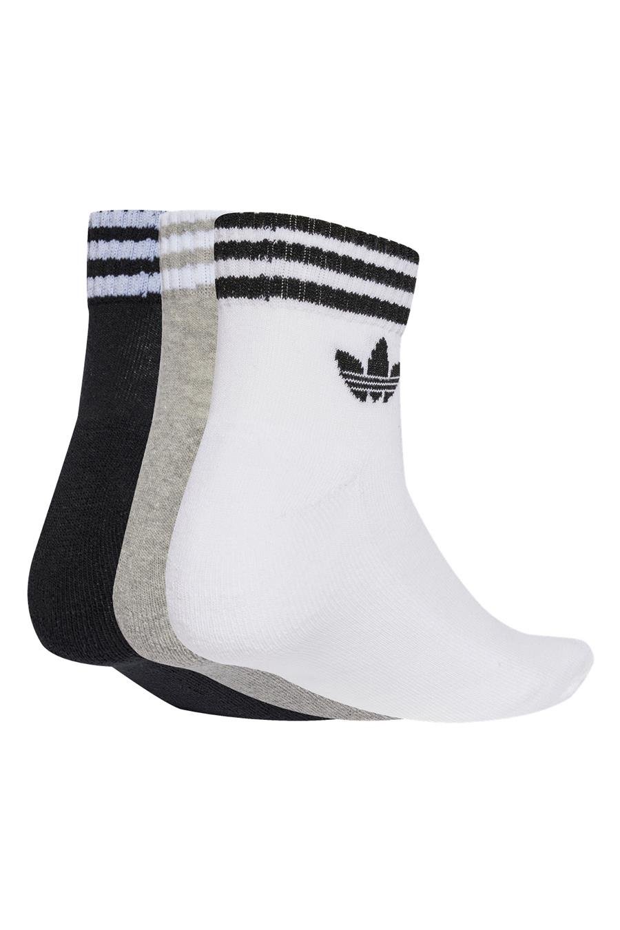 adidas  Beyaz  Çorap 3S ANKLE S 3P JV7437