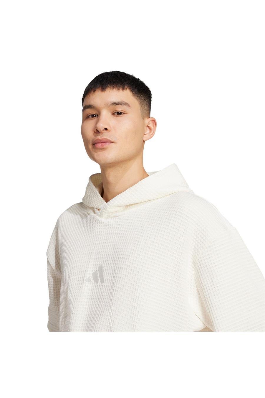 adidas Beyaz Erkek   Sweatshirt M A SZN M HD JL6558