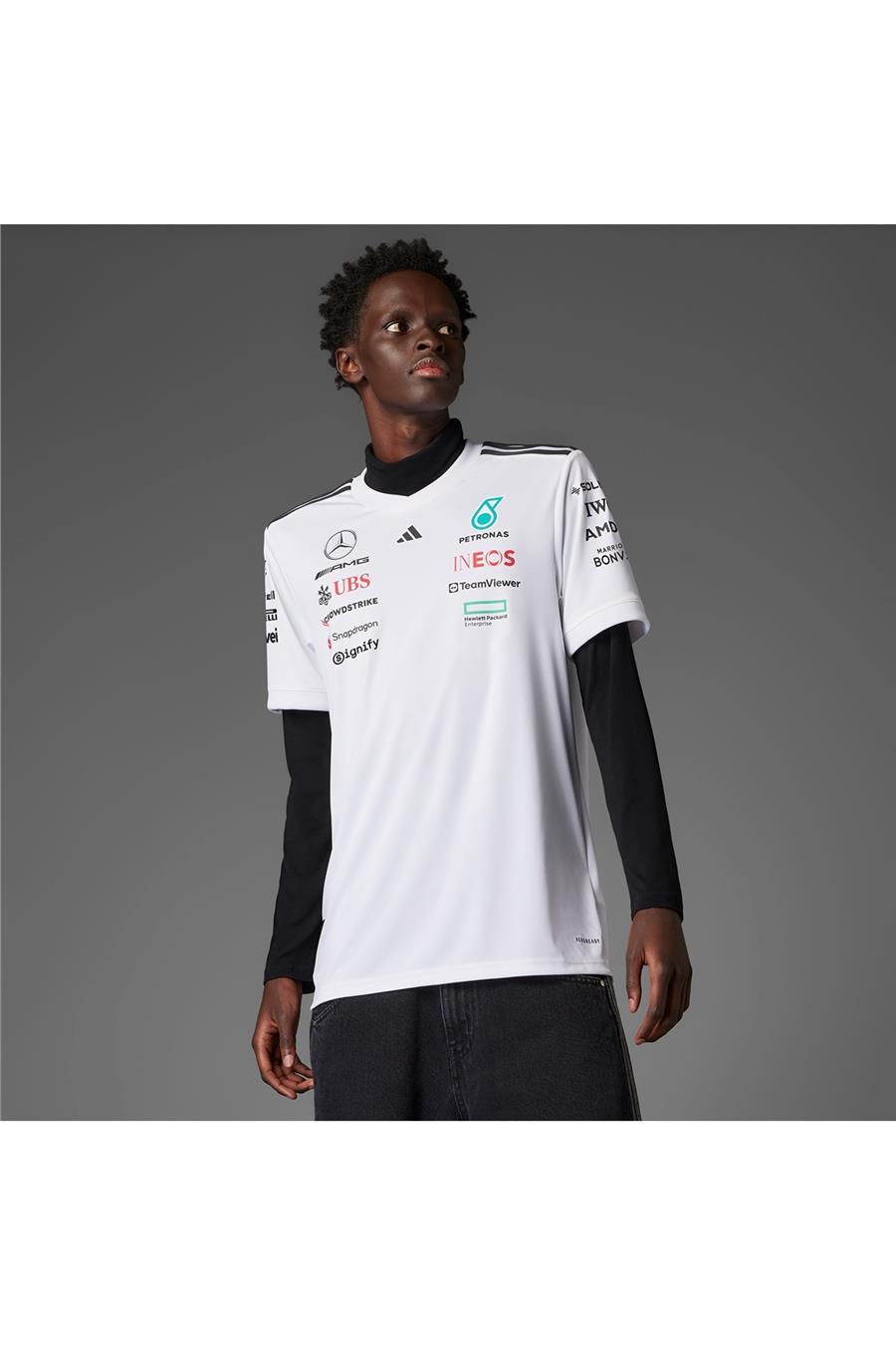 adidas Beyaz Erkek   T-Shirt MER DR JSYW RM JX5798