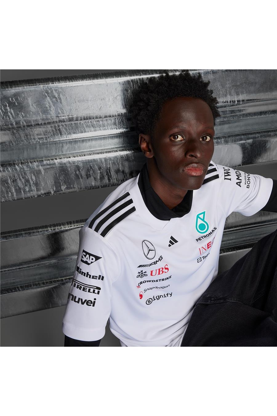 adidas Beyaz Erkek   T-Shirt MER DR JSYW RM JX5798