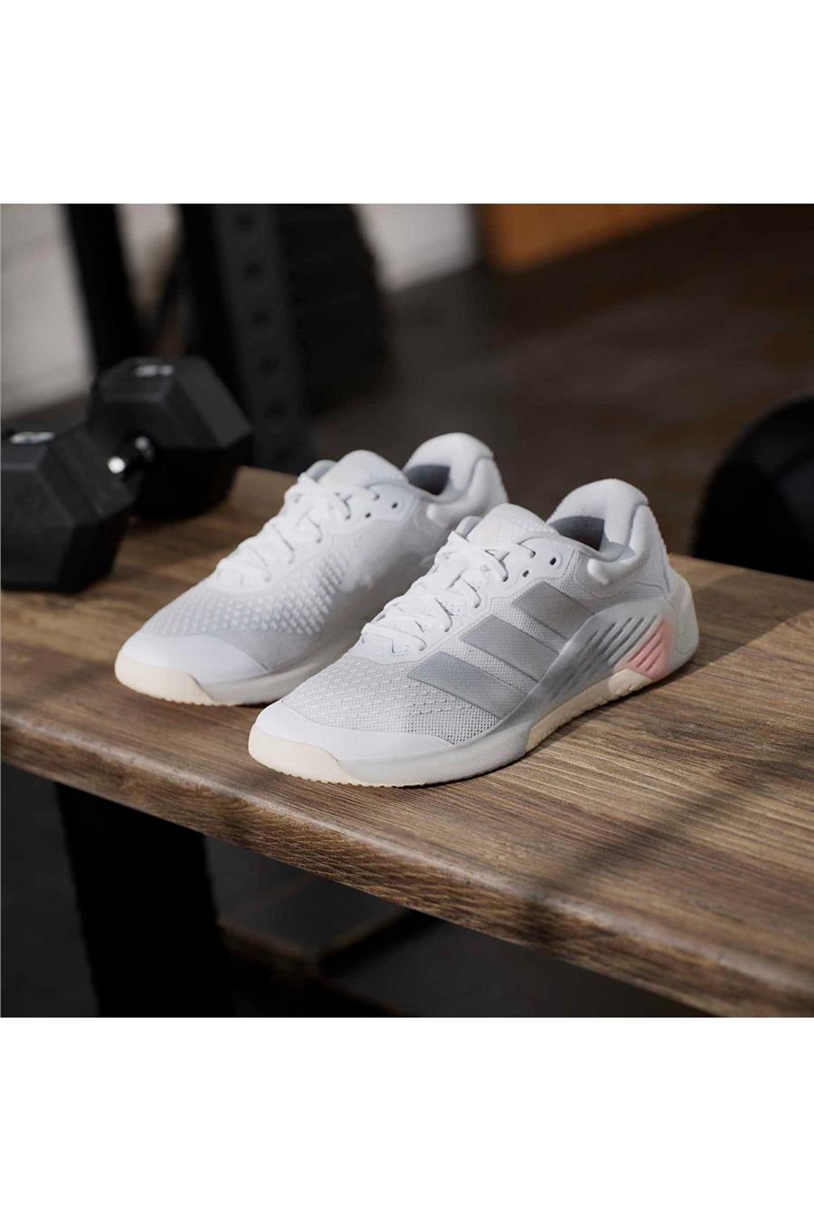 adidas  Beyaz  Yürüyüş Ayakkabısı DROPSET 4 TRAINER W JR4666