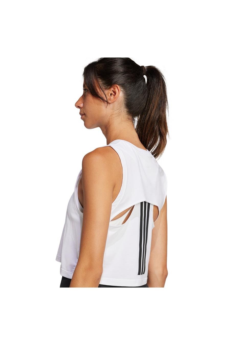 adidas Çocuk  Beyaz  Atlet BOXY TANK 3S JJ3496