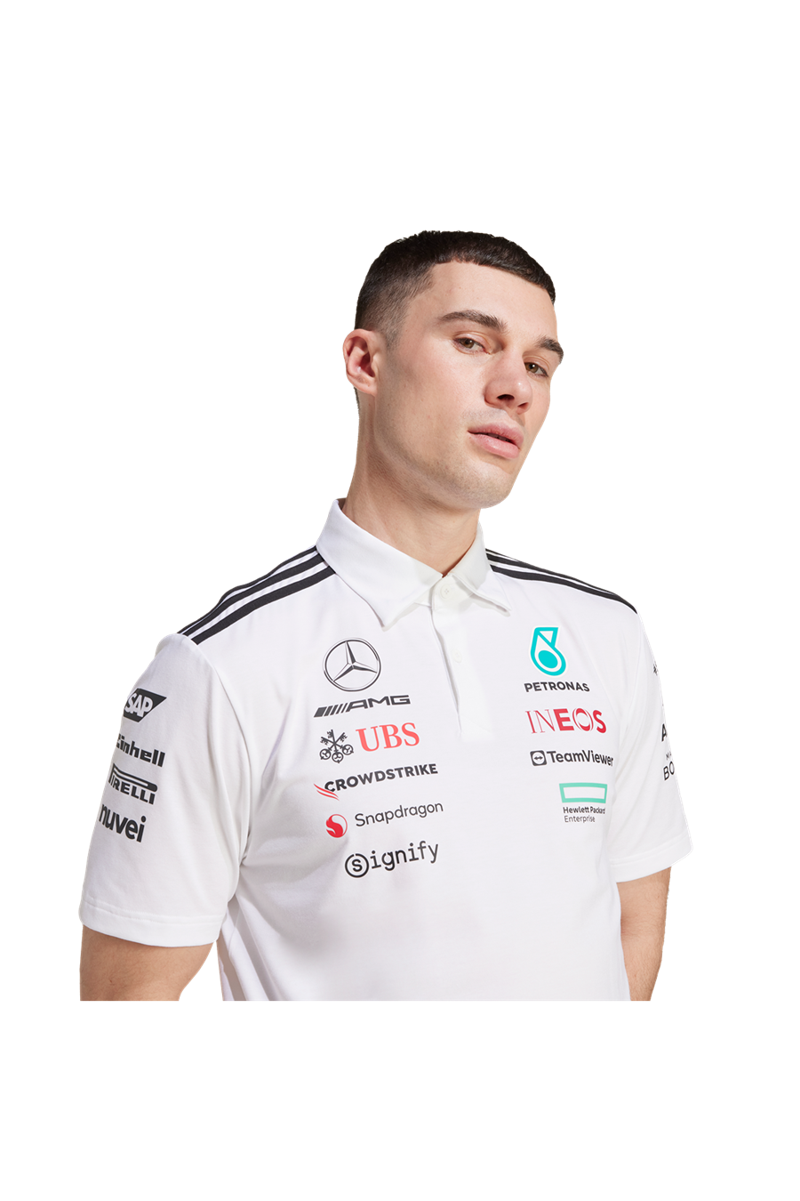 adidas Çocuk  Beyaz  Polo T-Shirt MER TM POLO WM JW0586